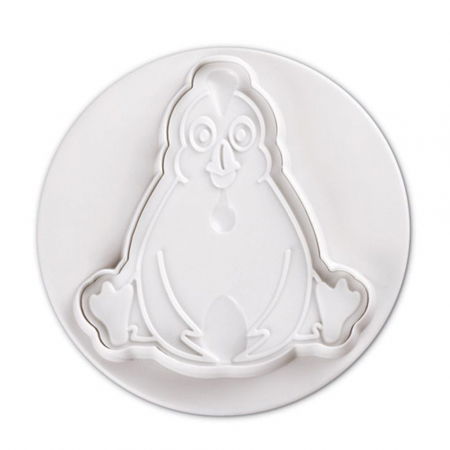 Decupatoare - Funny Animals - Decupatoare Plastic cu Extractor Ø 8 cm, Set 4 Buc