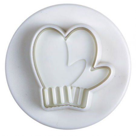 Biscuiti sau Decoruri Iarna, Craciun - Decupatoare Plastic cu Extractor Ø 5.5 cm, Set 4 Buc [8]