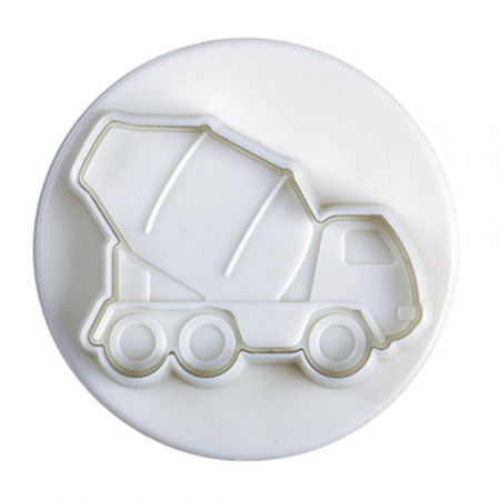 Decupatoare Figurine - Masini - Decupatoare Plastic cu Extractor Ø 6 cm, Set 4 Buc