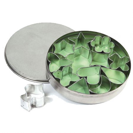 Decupatoare Diverse - Forme Mixte - Decupatoare Inox Ø 2.5 - 3 x H 3 cm, Cutie 12 Buc