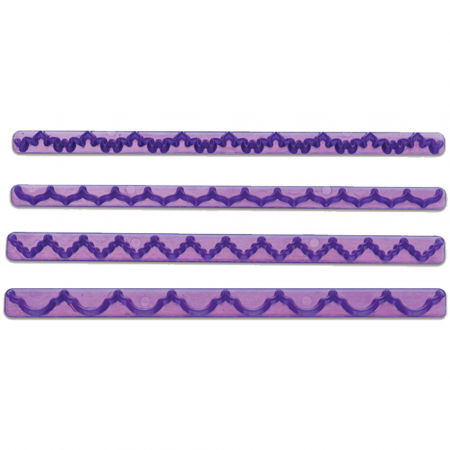 Decupatoare, Marcatoare Margini, Borduri - Decupatoare - Marcatoare Decor Margini / Borduri L 25.5 cm, Set 4 Buc