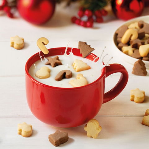 Decupatoare Plastic Craciun - Mini Fursecuri 1.8 - 3 x 2.8 x H 1.2 cm [3]