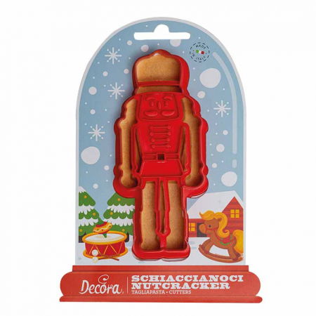 Cofetarie - Ustensile - Decupatoare Plastic Craciun - Soldatel Nutcracker 13 x 5.5 x H 2 cm