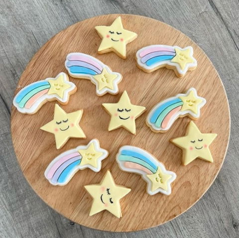 Decupatoare - Decupatoare Plastic Craciun - Stea Cazatoare, Ø 7 x H 2 cm