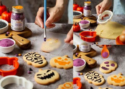 Cofetarie - Ustensile - Decupatoare Plastic Halloween - Craniu, 6 x 9 x H 2.2 cm