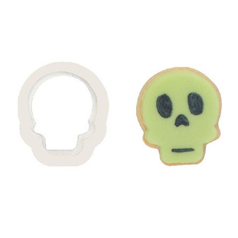 Cofetarie - Ustensile - Decupatoare Plastic Halloween - Craniu, Ø 4 x H 2.2 cm
