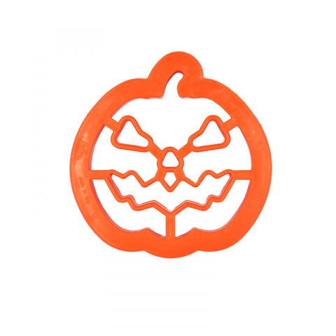 Decupatoare - Decupatoare Plastic Halloween - Dovleac Incruntat, 7.5 x 8 x H 2.2 cm