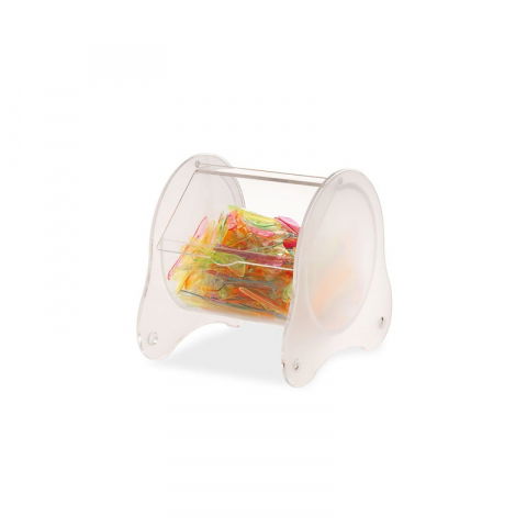 Cofetarie - Ustensile - Dispenser Lingurite, Plexiglas Transparent, 24.5 x 19.5 x H 22 cm