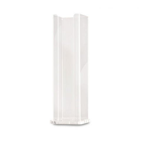 Cofetarie - Ustensile - Dispenser Pahare Inghetata, Plexiglas Transparent, 16 x H 40 cm