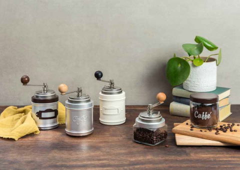 Brutarie, Patiserie - Ustensile - Dispozitiv Macinare Cafea, Condimente,Ø 10 cm, Aluminiu Alb