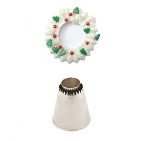 Duiuri si Sprituri Decorare - Dui / Sprit Inox, Model Rozeta Deschisa, Ø 3 x H 6 cm