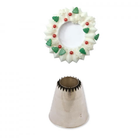 Duiuri si Sprituri Decorare - Dui / Sprit Inox, Model Rozeta Deschisa, Ø 3 x H 6 cm