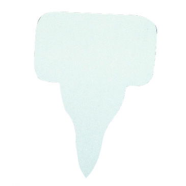 Etichete Produs si Pret - Etichete Pret Material Plastic Alb, 5.5 x H 8 cm, Set 50 buc