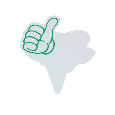 Etichete Produs si Pret - Etichete Pret Material Plastic Alb, Imprimeu Verde, 7 x H 8.5 cm, Set 25 buc