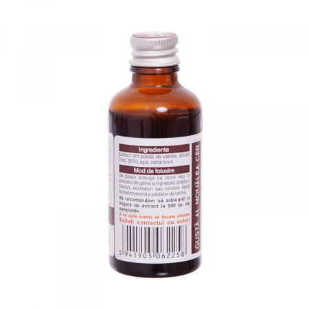 Extracte, Arome, Esente - Extract Pur de Vanilie Bourbon din Madagascar, 50 ml