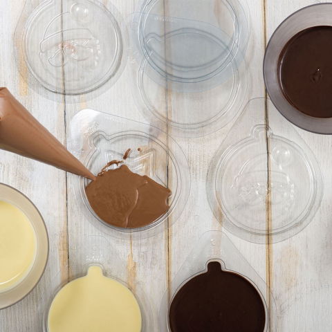 Felicitari Ciocolata Craciun - Set 8 Matrite Plastic 14.2 x 11.4 cm si Accesorii Ambalare [4]