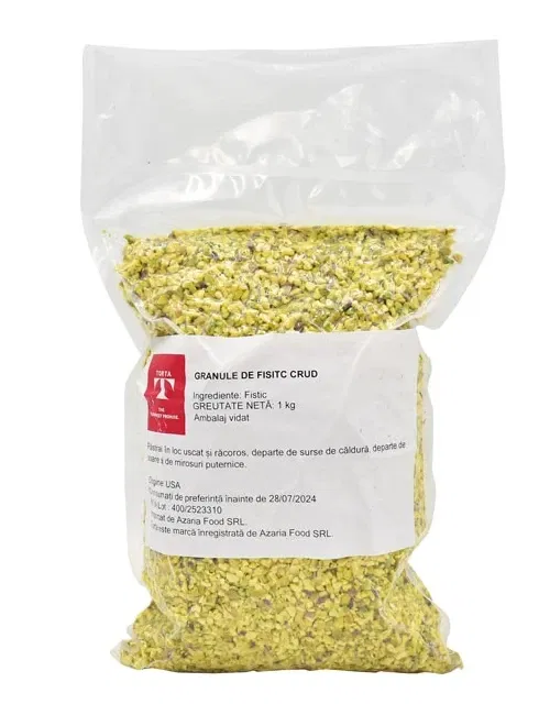 Flori, Fructe deshidratate, Liofilizate - Fistic crud macina in punga vidata