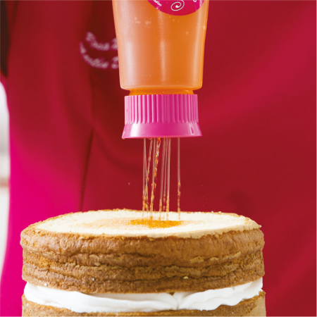 Brutarie, Patiserie - Ustensile - Flacon gadat 500 ml cu Dop Perforat Distribuire Siropuri, Ø6xH24 cm