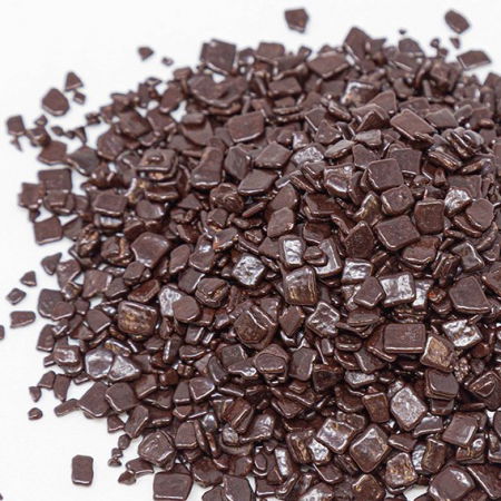 Flakes Bucati, Granule - Flakes, Decor Ciocolata surogat Neagra, Scaglietta sur Fondente, 1 kg, IRCA