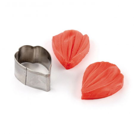 Ustensile Decor Pasta de Zahar - Floare Cosmos - Decupator Inox si Mulaj Silicon Ø 4 cm, Set 3 Buc