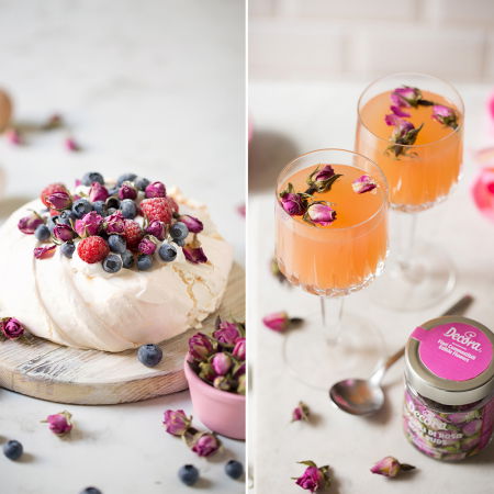 Flori, Fructe deshidratate, Liofilizate - Flori Comestibile Boboci Trandafiri 10 gr