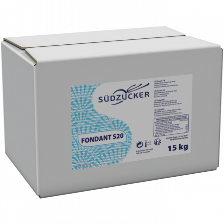 Fondant - Fondant cofetarie pentru glazuri S20 Alb Covapaste 15 Kg