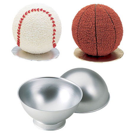 Forme, Tavi Coacere - Forma 3D Coacere Tort Model Minge, Ø 15 cm, Aluminiu Anodizat