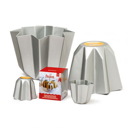 Forma Coacere Pandoro 1kg, Ø 23.5 x H 17 cm, Aluminiu Anodizat [2]