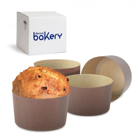 Forma Coacere Panettone Ø 7 x H 5 cm - 100 g, Carton Termorezistent, Set 100 Buc [4]