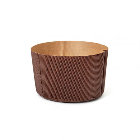 Forme, Tavi Coacere - Forma Coacere Panettone Ø13xH9.5cm - 500 gr, Carton Termorezistent, Set 5 Buc