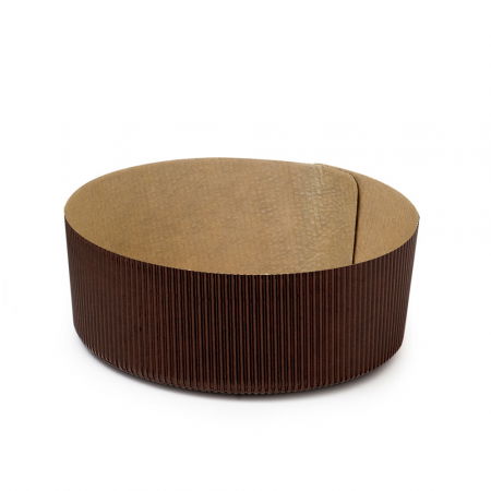 Forme, Tavi Coacere - Forma Coacere Panettone Ø15.5xH5cm - 500 gr, Carton Termorezistent, Set 55 Buc