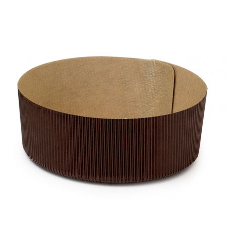 Cofetarie - Ustensile - Forma Coacere Panettone Ø60xH4cm - 1000 gr, Carton Termorezistent, Set 40 Buc