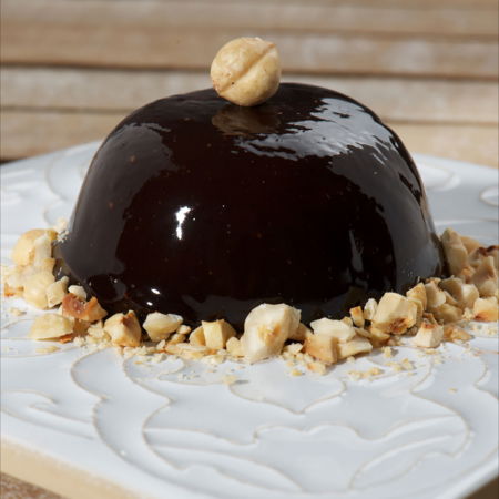 Cofetarie - Ustensile - Forma Coacere Semisfera, Ø 15 x H 7.5 cm, Aluminiu Anodizat, 1 buc