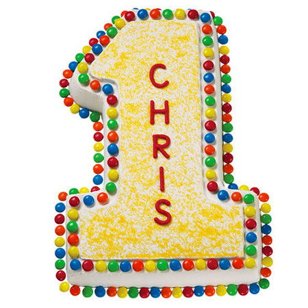 Forme, Tavi Coacere - Forma Coacere Tort Model Cifra Unu, 32.4 x 21.6 x H 5 cm, Aluminiu Anodizat