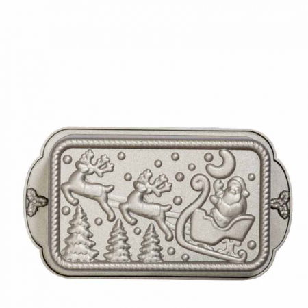 Forme, Tavi Coacere - Forma Copt Craciun 27 x 15 x H 5.8 cm, Aluminiu Antiaderent