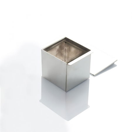 Rame Inox - Forma Inox Coacere Produse Model Geometric Cub 8 x 8 x H 8 cm, vol. 510 ml