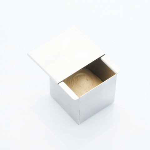 Rame Inox - Forma Inox Coacere Produse Model Geometric Cub Mini 6 x 6 x H 6 cm, vol. 220 ml