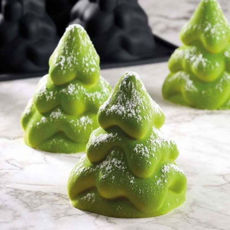 Forme de Silicon Cofetarie - Forma Pavoflex 30x40 Braduti, 20 cavitati, Ø 6.5 x H 7.5 cm, 100 ml