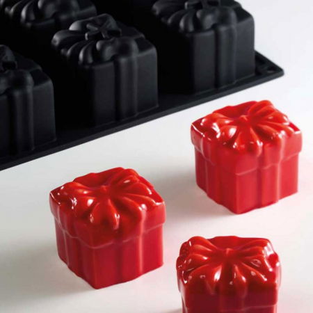 Forme de Silicon Cofetarie - Forma Pavoflex 30x40 Cadou, 20 cavitati, 5.5 x 5.5 x H 5.5 cm, 120 ml