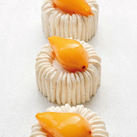 Forme 30x40cm Monoportii, Mignon - Forma Pavoflex 30x40 Charlotte Cedric Grolet, 12 cavitati, Ø 7,5 x H 4,5 cm, 140 ml