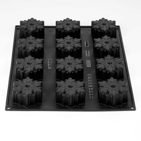 Forma Pavoflex 30x40 Fulg de Nea Ø 7.5 x H 3.5 cm, 12 cavitati, 110 ml [3]