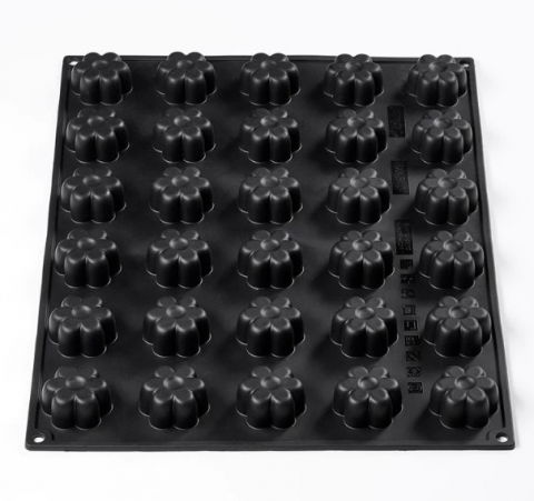 Forme 30x40cm Monoportii, Mignon - Forma Pavoflex 30x40 Margherita Ø 4 x H 2 cm, 30 cavitati, 20 ml