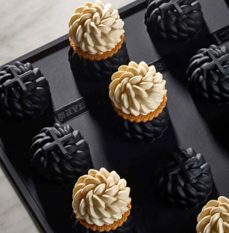 Forme 30x40cm Monoportii, Mignon - Forma Pavoflex 30x40 Saint - Honore Ø 4 x H 2.5 cm, 30 cavitati, 20 ml