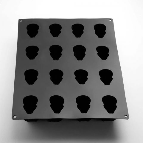 Forma Pavoflex 30x40cm Craniu 16 cavitati, 5 x 7 x H 6 cm, 120 ml [5]