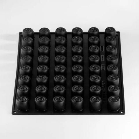 Forme de Silicon Cofetarie - Forma Pavoflex 30x40cm Mini Volupte 48 cavitati, Ø 3.5 x H 3 cm, 20 ml