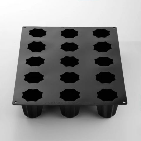 Forma Pavoflex 30x40cm Pandoro 15 cavitati, Ø 6.5 x H 6.5 cm, 120 ml [3]