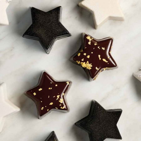 Forme 60x40cm Monoportii, Mignon - Forma Pavoflex 60x40cm Stea 8x8xh4cm, 24 cavitati, 100 ml