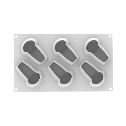 Forma Silicon Baba 9 x 6.2 x H 5.5 cm, 6 cavitati x 145 ml + decupator [3]