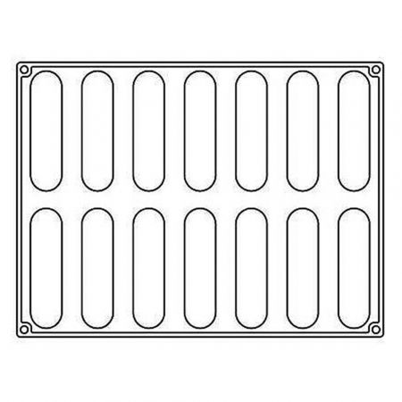 Forme 30x40cm Monoportii, Mignon - Forma Silicon Bachour, Monoportii Confy, 12.8 x 3 x h 2.8 cm, 90 ml, 14 cavitati