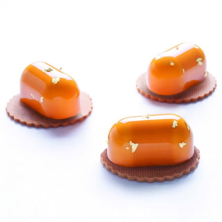 Forme 30x40cm Monoportii, Mignon - Forma Silicon Bachour, Monoportii Delish, 8.2 x 4.4 x h 3.7 cm, 100 ml, 15 cavitati